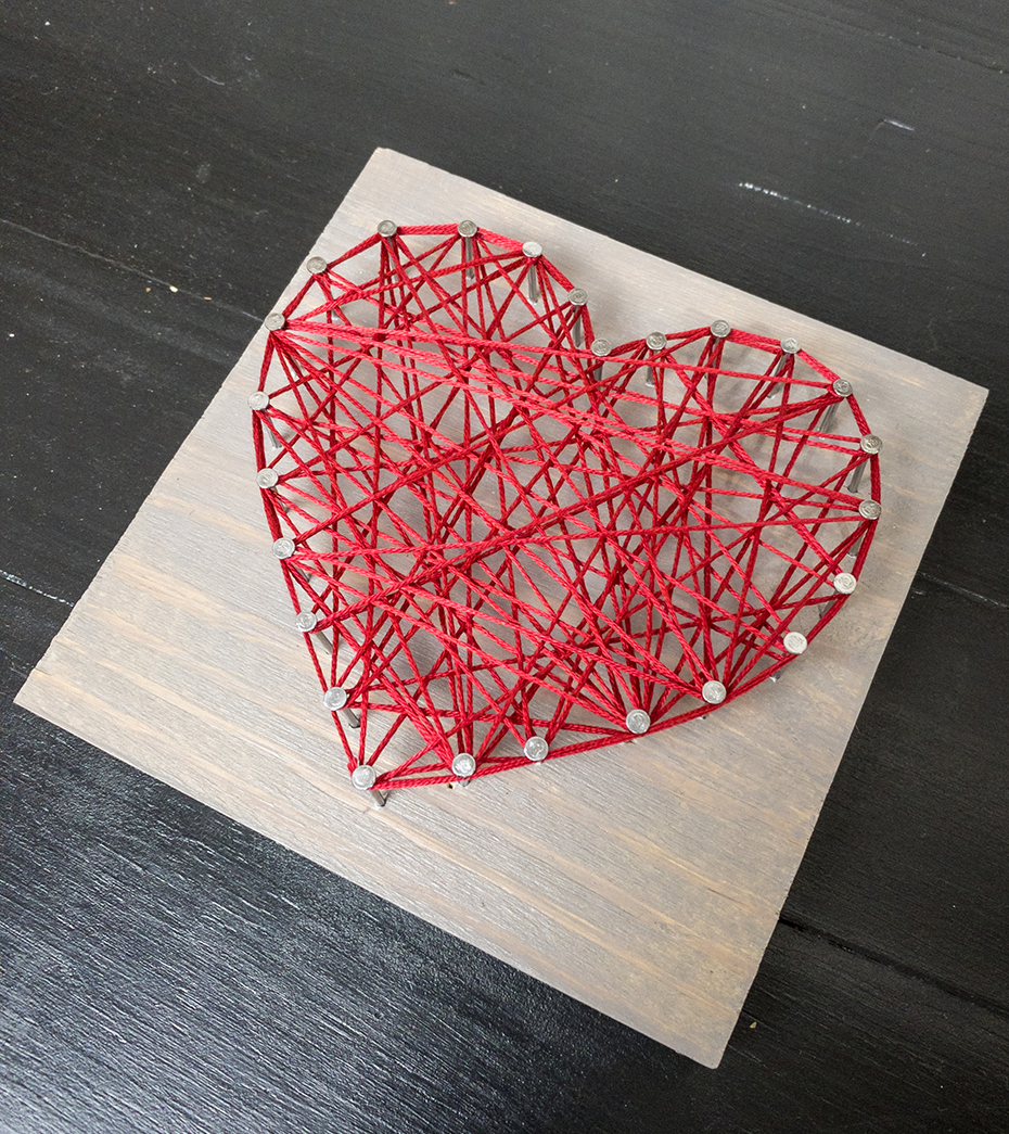 Free Pattern: String Heart Art - Studio 5