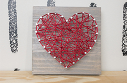 DIY String Art Heart