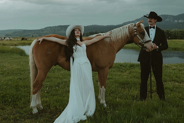How Western Wedding Invitations Can Feel Black Tie